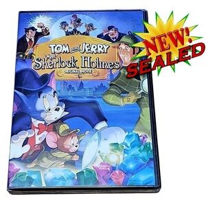 Warner Bros Tom & Jerry Meet Sherlock Holmes DVD Kids Movie New NWT